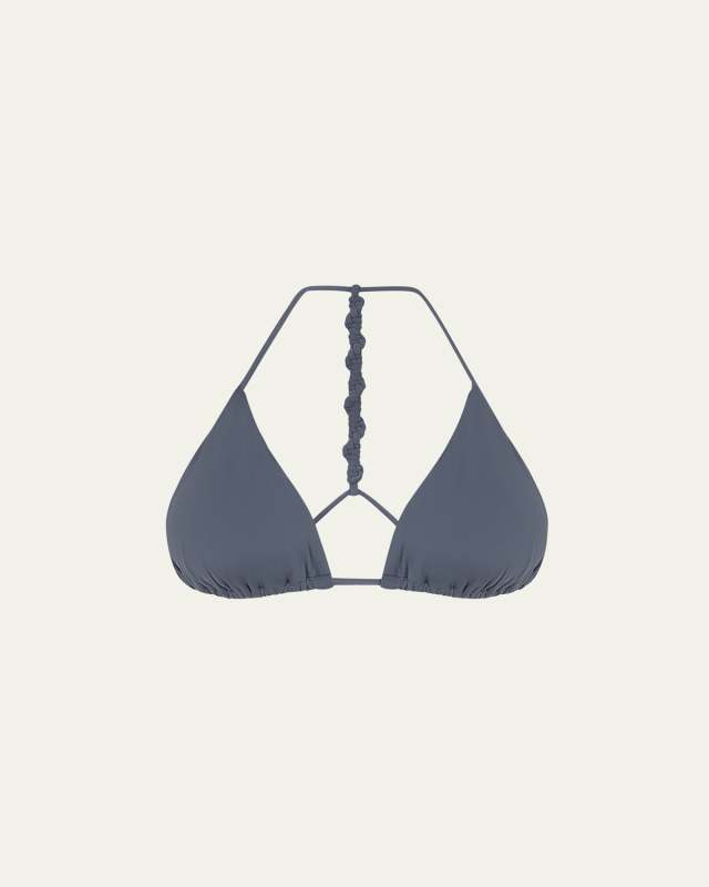 Solid Holly T-Back Bikini Top